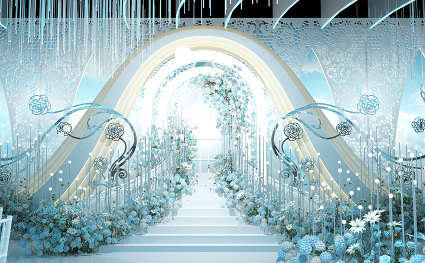 双流釡香烙馍村水晶厅效果展示